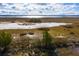 Aerial view of coastal marsh with tidal creeks at 1636 Siloh St # 478, Mount Pleasant, SC 29466
