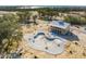 Aerial view of community pool and clubhouse under construction near waterfront at 1636 Siloh St # 478, Mount Pleasant, SC 29466