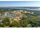 Aerial view of community with waterfront homes and lush landscaping at 1636 Siloh St # 478, Mount Pleasant, SC 29466