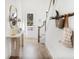 Bright entryway with wood flooring and a view to the front door at 1636 Siloh St # 478, Mount Pleasant, SC 29466