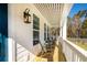 Relaxing front porch with rocking chairs, providing an inviting entrance at 1636 Siloh St # 478, Mount Pleasant, SC 29466