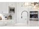 Modern kitchen sink and faucet with quartz countertop at 1636 Siloh St # 478, Mount Pleasant, SC 29466