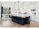 Spacious kitchen with an island, stainless steel appliances, and pendant lights at 1636 Siloh St # 478, Mount Pleasant, SC 29466