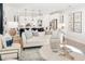 Open living room with kitchen view and comfortable seating at 1636 Siloh St # 478, Mount Pleasant, SC 29466