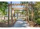 Wooden pergola with pathway leading to houses at 1636 Siloh St # 478, Mount Pleasant, SC 29466