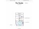 Second floor plan includes bedrooms, hall bath, and walk in shower at 1636 Siloh St # 478, Mount Pleasant, SC 29466