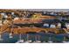 Aerial view of waterfront lot with potential for new construction at 35 W 9Th Street Ext, Folly Beach, SC 29439