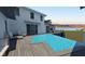 Luxury pool with large deck overlooking the water at 35 W 9Th Street Ext, Folly Beach, SC 29439