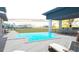 Relaxing pool and deck area overlooking the water at 35 W 9Th Street Ext, Folly Beach, SC 29439