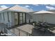 Rooftop deck with outdoor dining area and stunning views at 35 W 9Th Street Ext, Folly Beach, SC 29439