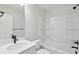 Clean bathroom with a single vanity and shower/tub combo at 135 Cantona Dr, Summerville, SC 29483