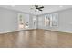 Bright living room with hardwood floors and access to backyard at 474 Green Fern Dr, Summerville, SC 29483