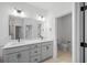 Double vanity bathroom with separate toilet area at 517 Rendezvous Way, Huger, SC 29450