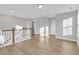 Open loft with hardwood floors and access to bedrooms at 130 Cantona Dr, Summerville, SC 29483