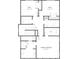 Second floor plan featuring primary bedroom and two additional bedrooms at 180 Sandy Bend Ln, Summerville, SC 29486