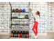 Fitness center with equipment and accessories for strength and conditioning training at 407 Swaying Pine Ln, Summerville, SC 29486