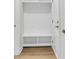 Mudroom with built-in bench seating and storage, conveniently located by an exterior door at 704 Maynard Ln, Summerville, SC 29486