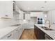 Modern kitchen with stainless steel appliances and an eat-in island at 1639 Cultivation Ln # 449, Mount Pleasant, SC 29466