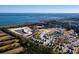 Aerial view of new coastal community construction and surrounding landscape at 1686 Cultivation Ln # 544, Mount Pleasant, SC 29466