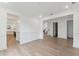 Bright dining room with hardwood floors and wainscoting at 1686 Cultivation Ln # 544, Mount Pleasant, SC 29466