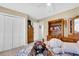 Bedroom with built-in shelves and double closets at 13 Charlyn Dr, Charleston, SC 29407