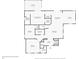 Floor plan of home featuring a main bedroom with ensuite bathroom and sunroom at 8272 Palmetto Rd, Edisto Island, SC 29438