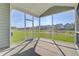 Spacious screened porch overlooking grassy backyard at 1892 Nola Run Run, Summerville, SC 29485