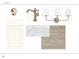 Bathroom with white cabinet door, faucet, light fixture, marble counter top, wood floor and brass hardware at 450 Ripple Park Dr, Summerville, SC 29486