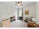 Versatile bedroom with desk, chair, television, and neutral decor for personalization at 360 Bering Ln, Summerville, SC 29486