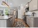 Kitchen showcasing granite countertops, stainless steel appliances and eat-in island at 360 Bering Ln, Summerville, SC 29486