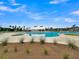 Large community pool with zero entry, a covered pavilion, and ample seating for residents at 120 Haverhill St, Summerville, SC 29486