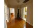 Hallway featuring wood flooring and an old fashioned stove at 1229 Central Ave, Summerville, SC 29483