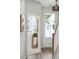 Inviting entryway with light wood floors, leading to a bright interior and showcasing modern decor at 223 Abercom Place Dr, Moncks Corner, SC 29461