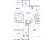 Detailed floor plan showcasing the layout of the first floor, with kitchen, Gathering room, and office at 163 Seaton Street, Summerville, SC 29486