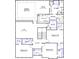 Detailed floor plan showcasing the layout of the second floor with bedrooms, bathrooms and loft at 163 Seaton Street, Summerville, SC 29486