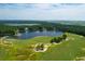 Aerial view of golf course and lake at 769 Bulls Bay Blvd, Awendaw, SC 29429