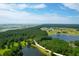 Aerial view of golf course and marsh at 769 Bulls Bay Blvd, Awendaw, SC 29429