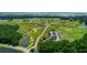 Aerial view of golf course and parking at 769 Bulls Bay Blvd, Awendaw, SC 29429