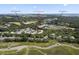 Aerial view of waterfront property, with access to recreational areas and serene lake views at 1616 Live Oak Park, Seabrook Island, SC 29455