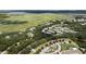 Expansive aerial view of a residential community surrounded by lush greenery and waterfront access at 1616 Live Oak Park, Seabrook Island, SC 29455