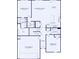 Detailed floor plan showcasing the layout of the home including bedrooms and living spaces at 190 West Bradford Pointe Dr, Summerville, SC 29486