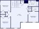 Upstairs floor plan featuring bedrooms, a loft, and bathrooms, showing the layout of the home at 190 West Bradford Pointe Dr, Summerville, SC 29486