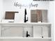 Display shelf of design selections in a variety of textures and neutral color schemes at 1094 Glenshaw St, North Charleston, SC 29405