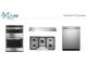 Stainless steel kitchen appliances including a microwave, oven, and dishwasher at 319 Trailmore Ln, Summerville, SC 29486