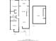 Two floor floor plan with first level details and second level bonus room at 818 Club Cottage Court, Edisto Beach, SC 29438