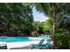 Community pool featuring lounge chairs and lush landscaping at 1712 Live Oak Park, Seabrook Island, SC 29455