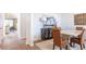 Dining area with a table, chairs, and access to the kitchen at 285 Blue Haw Dr, Moncks Corner, SC 29461