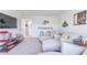 Home theater with comfortable seating and fun movie decor at 285 Blue Haw Dr, Moncks Corner, SC 29461