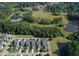 Breathtaking aerial view of community with ponds, green spaces and beautifully-built single-Gathering homes at 208 Sweetspire Ln, Summerville, SC 29483