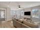 Cozy bonus room features a media center, comfortable seating, and bright natural light at 113 O'Leary Circle, Summerville, SC 29483